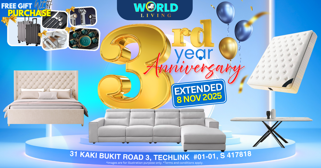 World Furniture 3rd Anniversary Sale - Extended