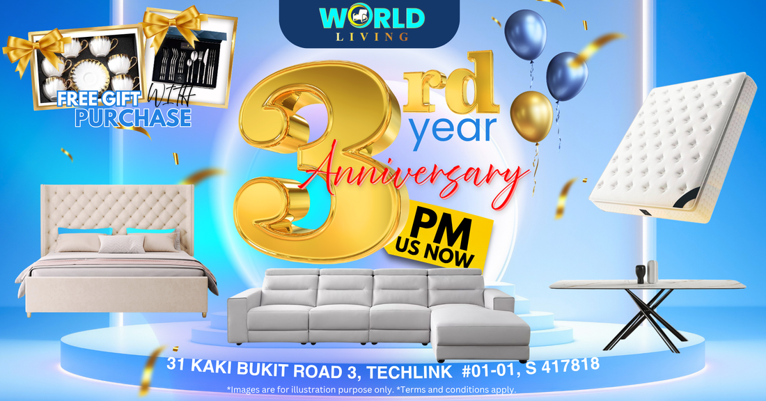 World Furniture 3rd Anniversary Sale