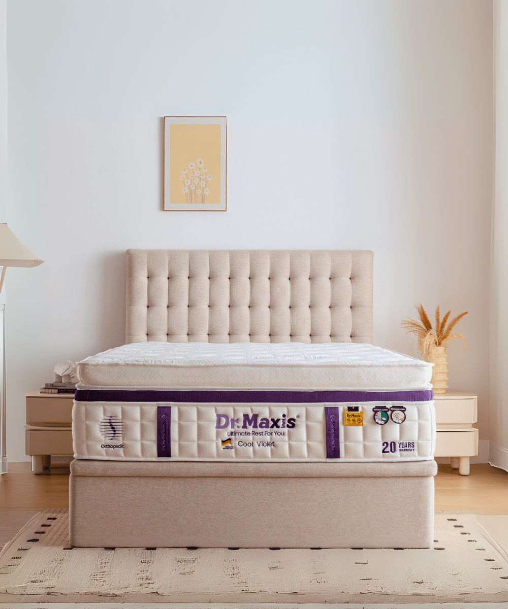 Dr.Maxis Cool Violet 15 Inch Pocketed Spring Mattress