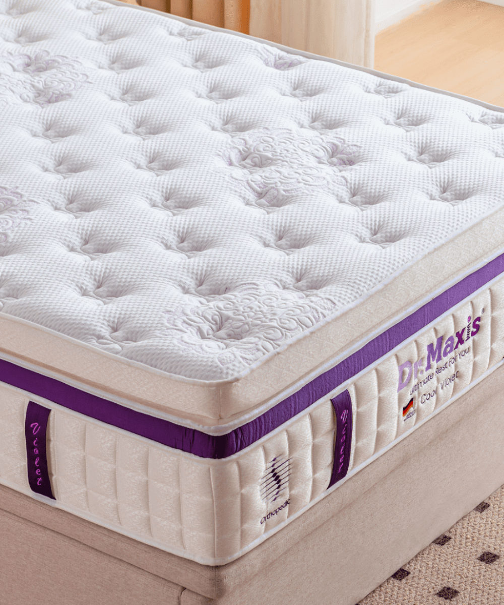 Dr.Maxis Cool Violet 15 Inch Pocketed Spring Mattress