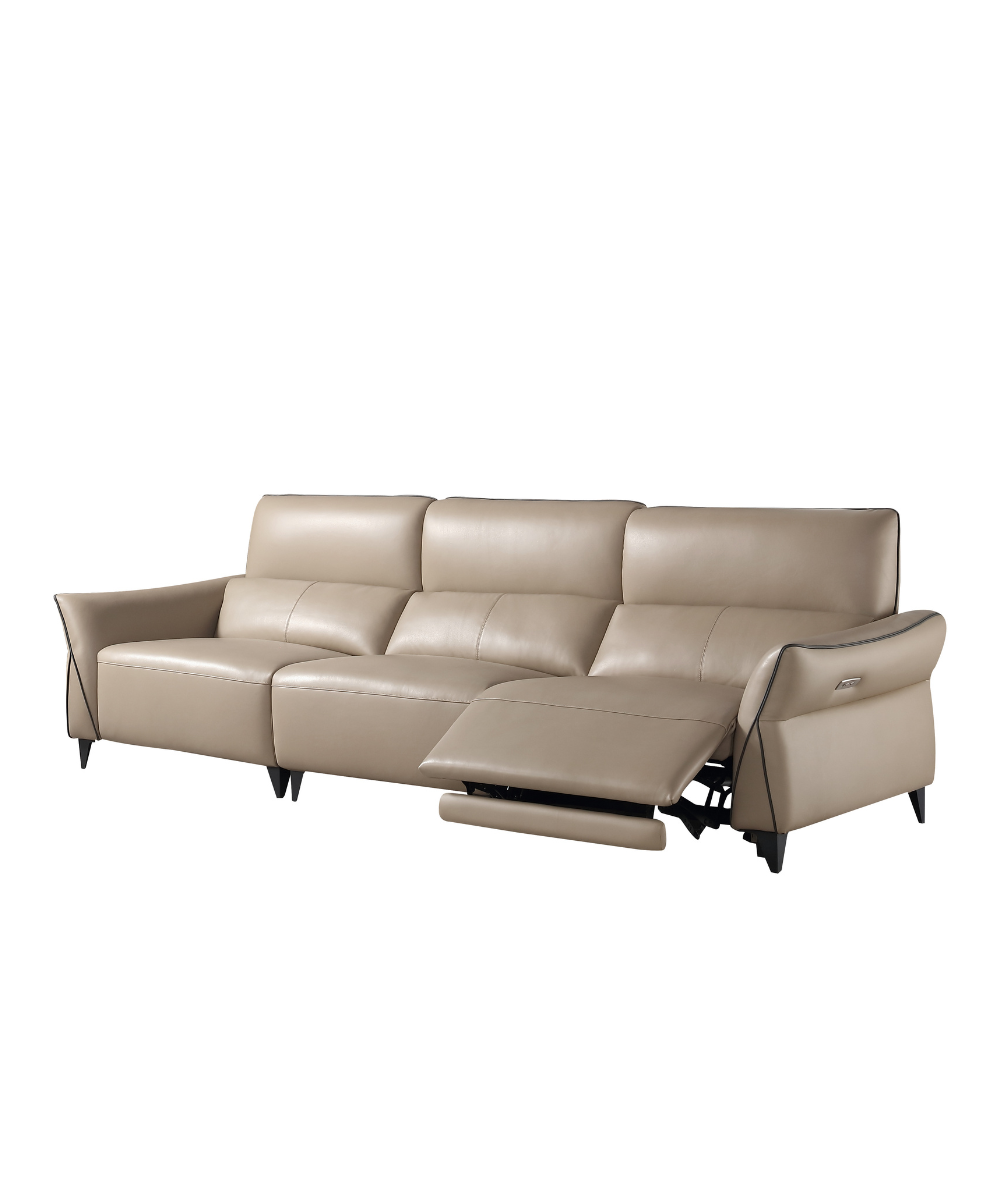Giovanni Genuine Leather Electric Recliner