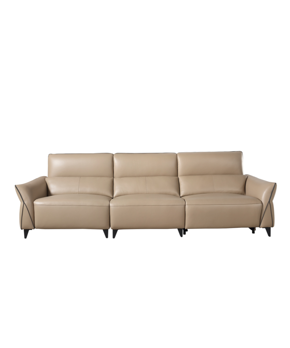 Giovanni Genuine Leather Electric Recliner