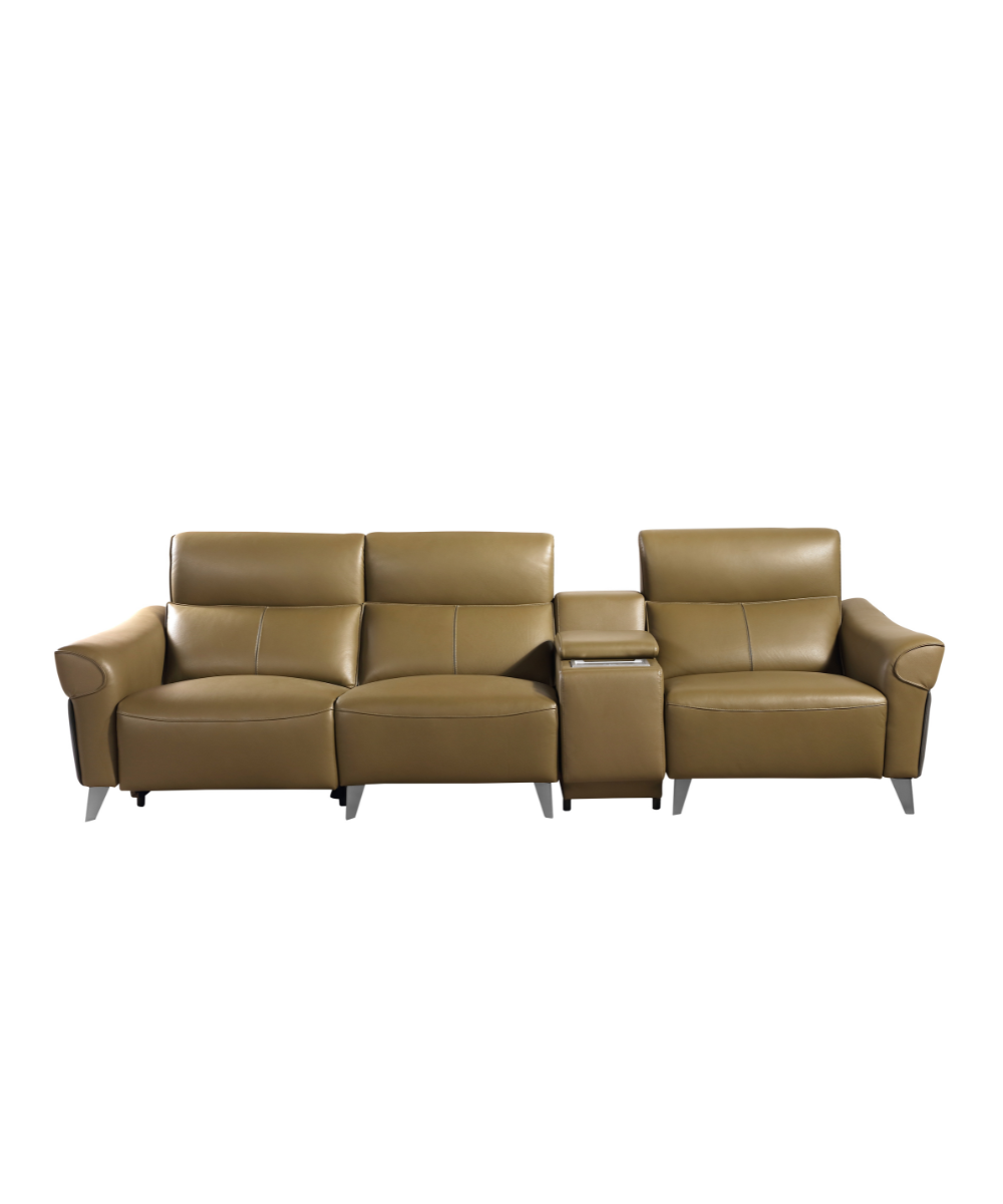 Lucrezia Genuine Leather Electric Recliner