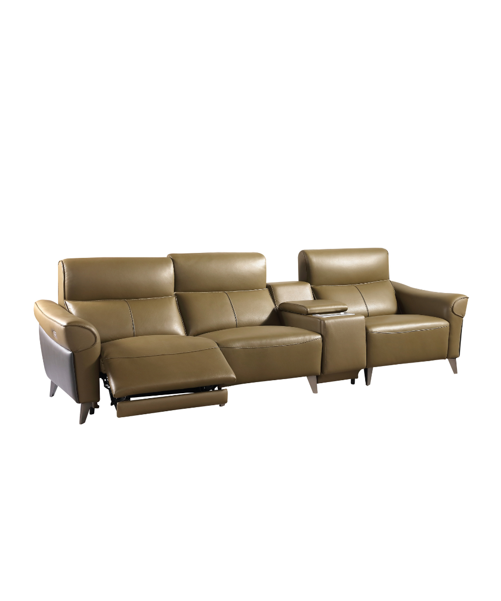 Lucrezia Genuine Leather Electric Recliner