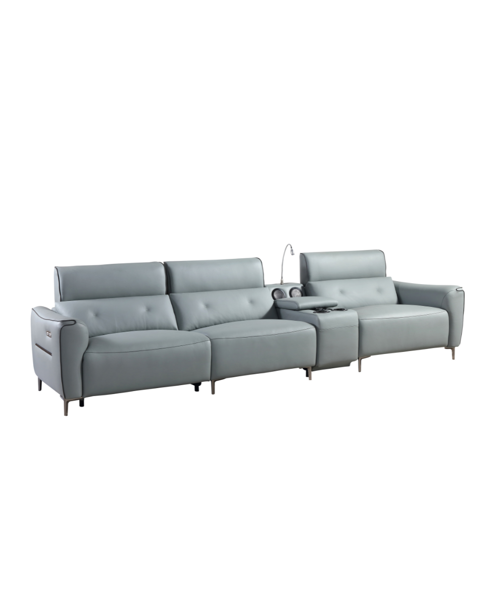 Lorenza Genuine Leather Electric Recliner