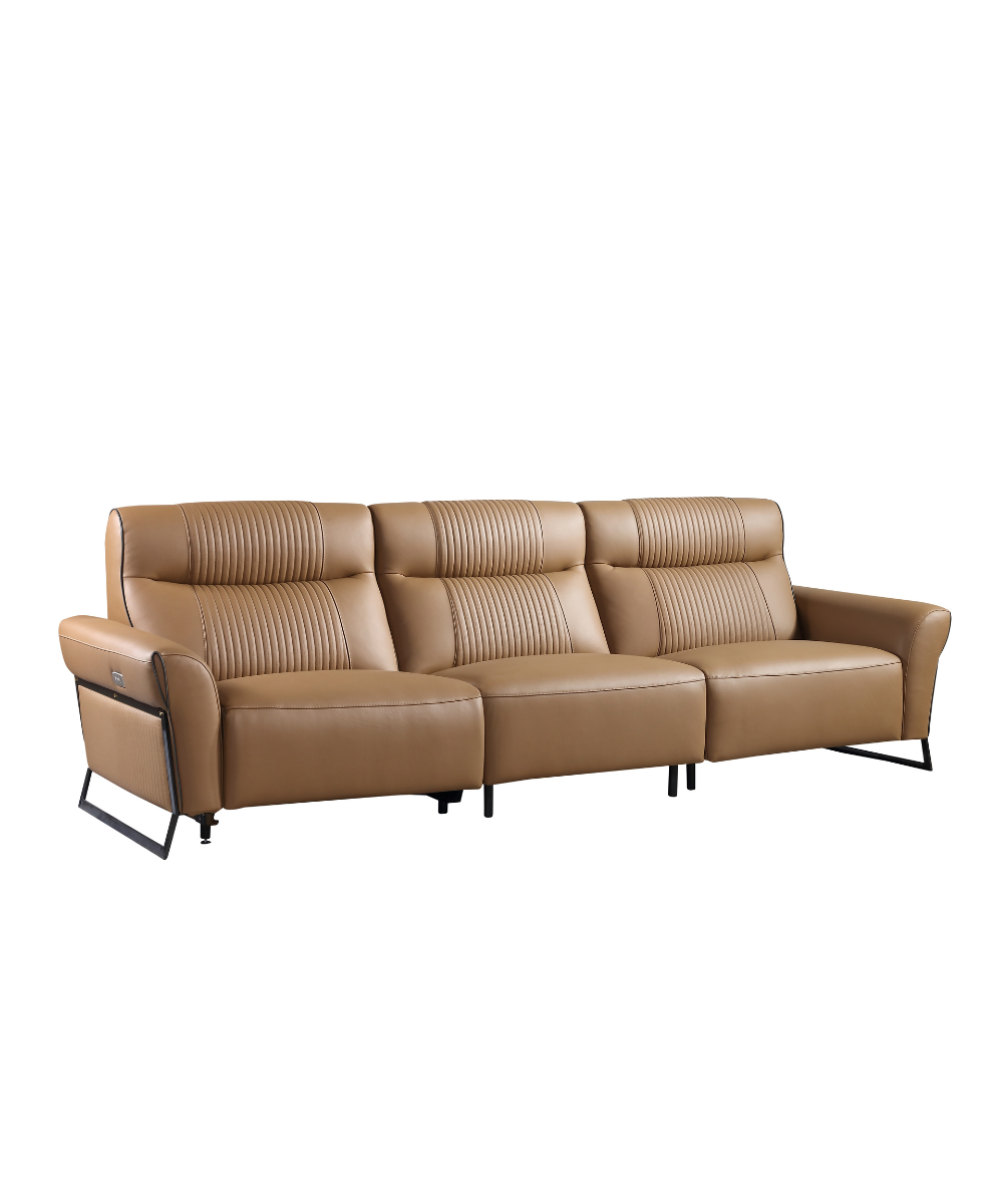 Massimiliano Genuine Leather Electric Recliner