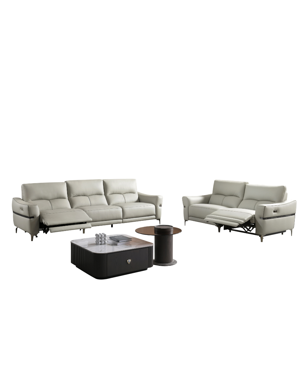 Emanuele Premium Leather Electric Recliner