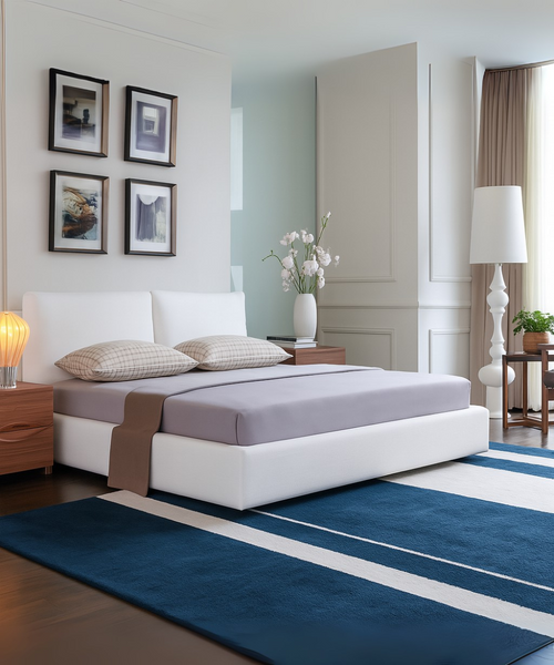 Alexis Genuine Leather Bed