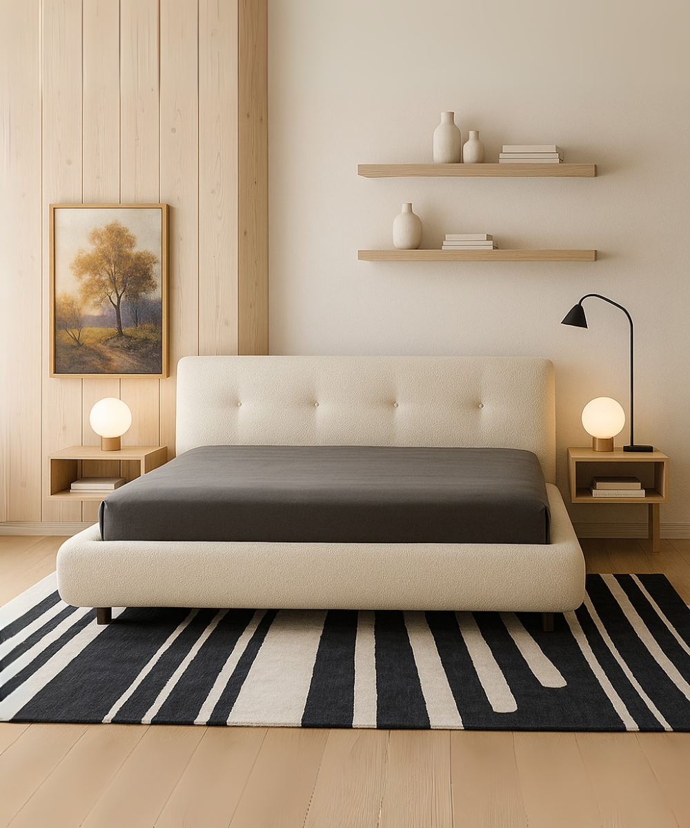 Gervasio Teddy Fabric Bed
