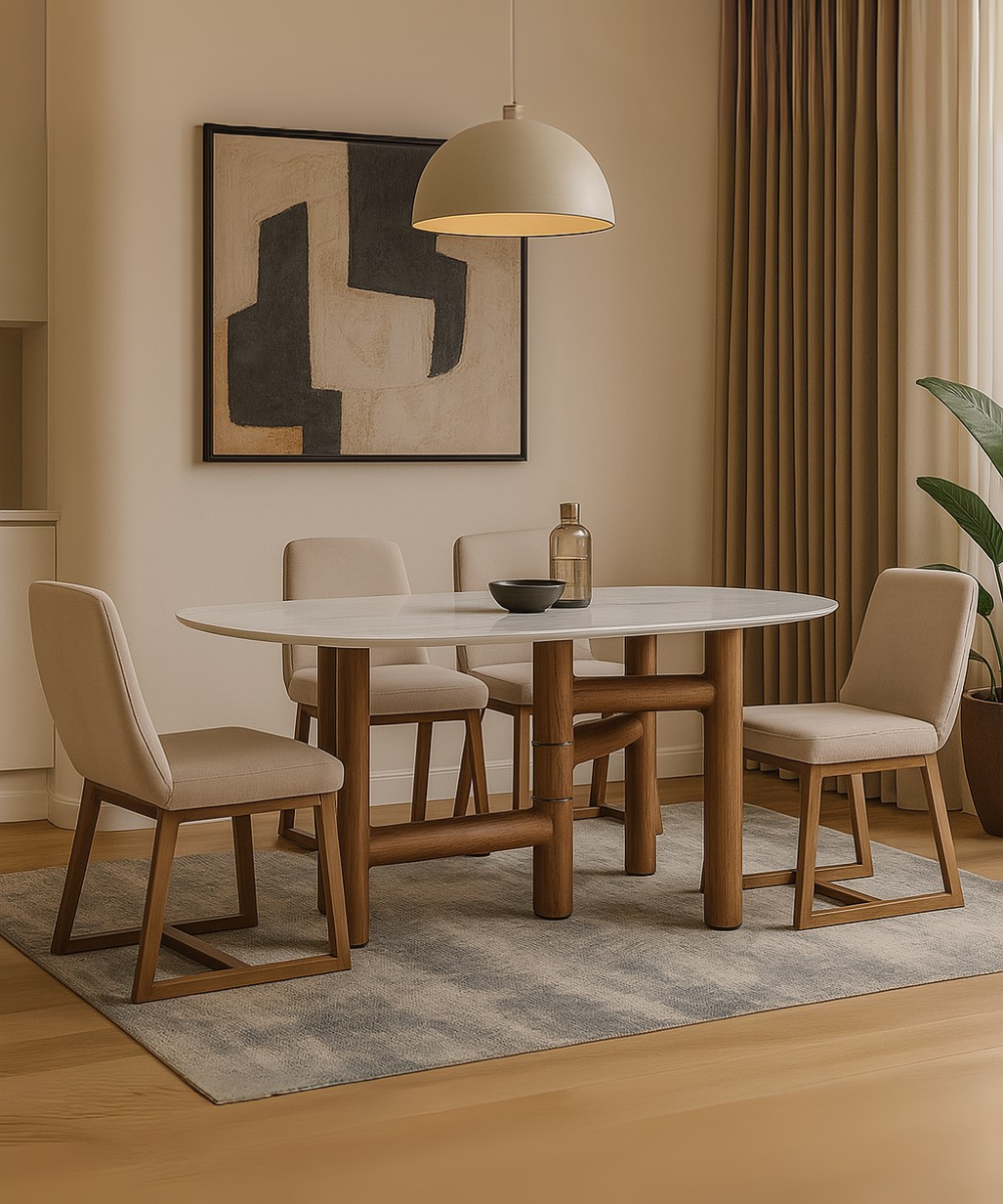 Patrille Dining Set (1+4)