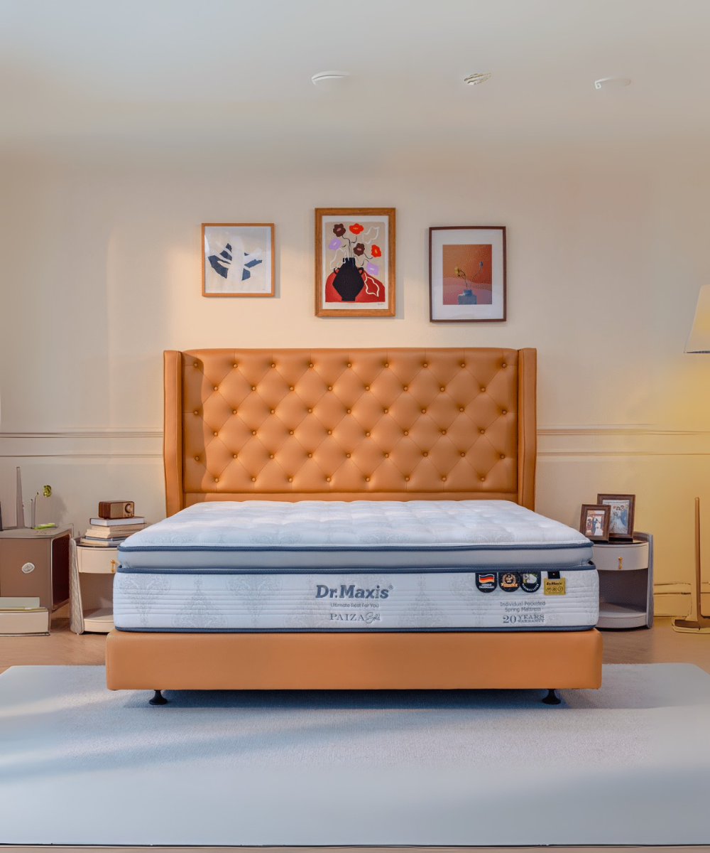 Dr.Maxis Paiza Gold 14 Inch Pocketed Spring Mattress
