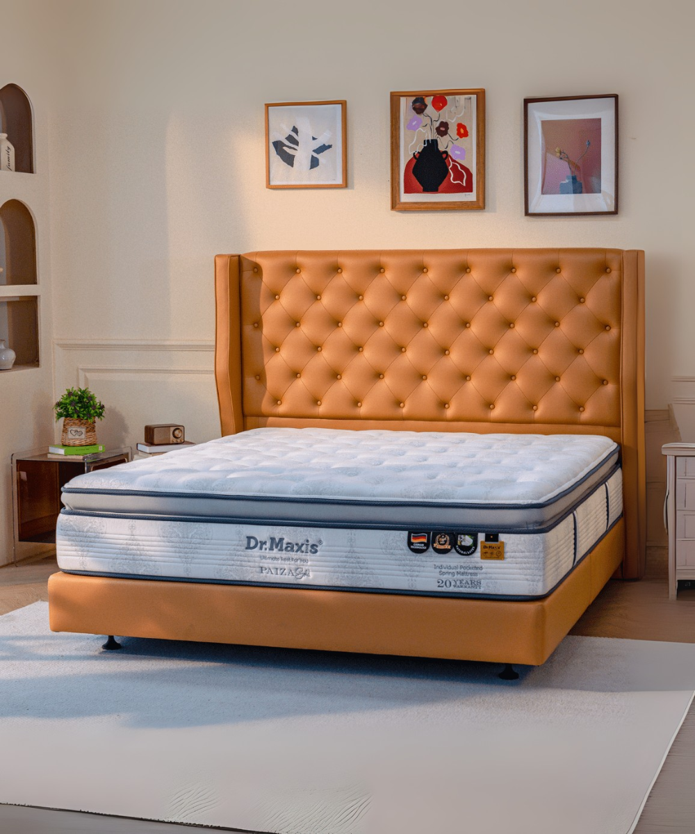 Dr.Maxis Paiza Gold 14 Inch Pocketed Spring Mattress