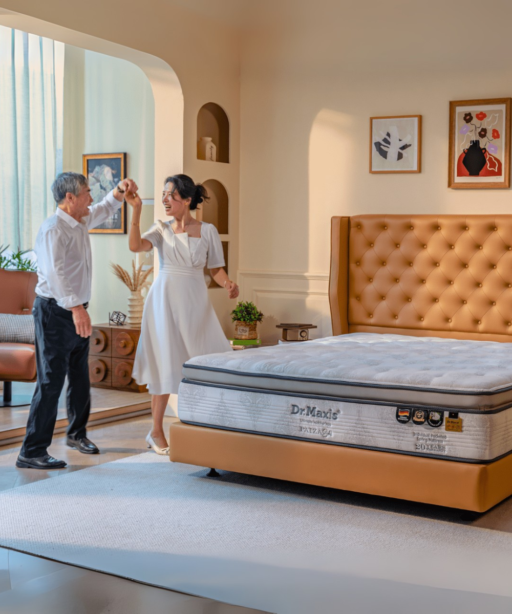 Dr.Maxis Paiza Gold 14 Inch Pocketed Spring Mattress