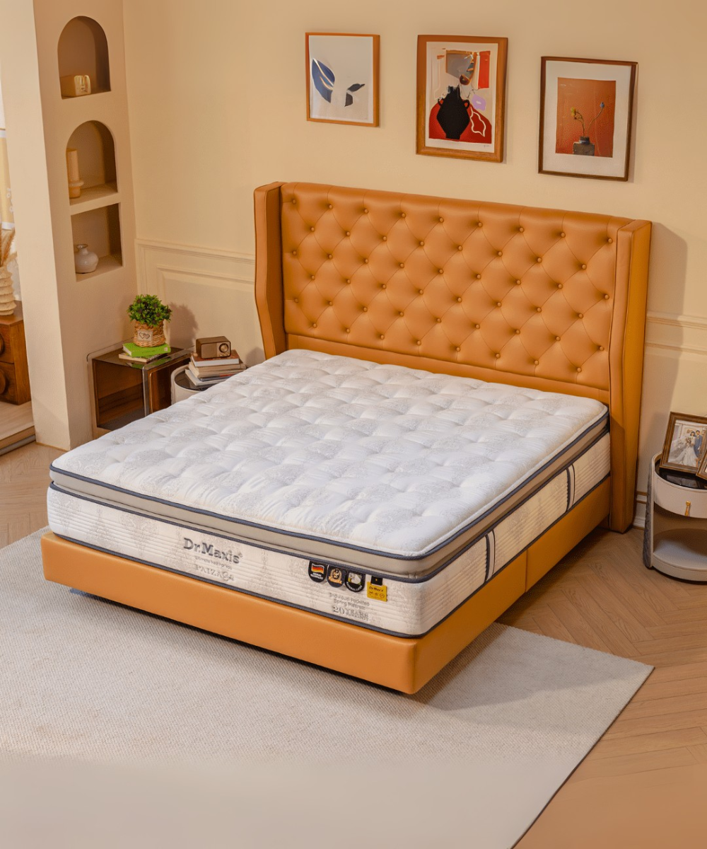 Dr.Maxis Paiza Gold 14 Inch Pocketed Spring Mattress